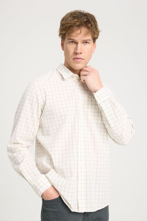 Lee Men's White 1 Pocket Long Sleeve Shirt | Lee In Lebanon