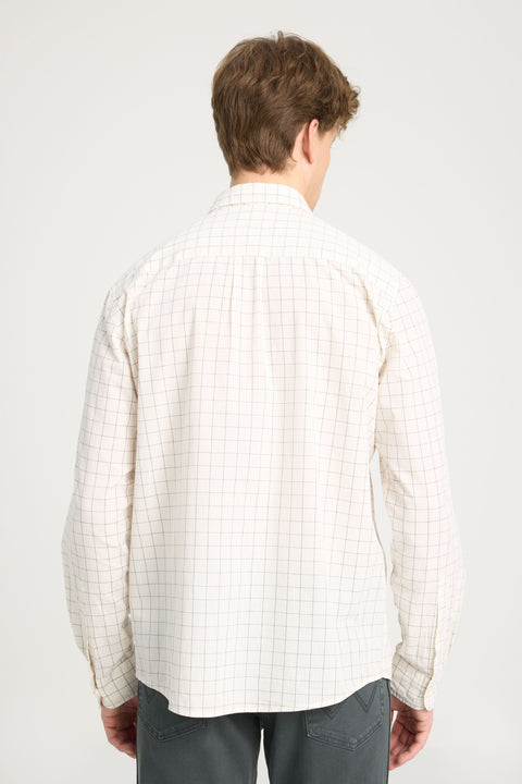 Lee Men's White 1 Pocket Long Sleeve Shirt | Lee In Lebanon