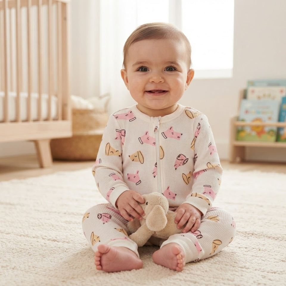 Sinsay Baby Girl's Multicolor All Over Printed Overall