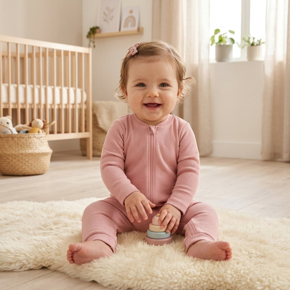 Sinsay Girl's Pink Long-Sleeves Overall