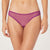 On Gossamer Women's Purple Mesh Lace-Trim Briefs