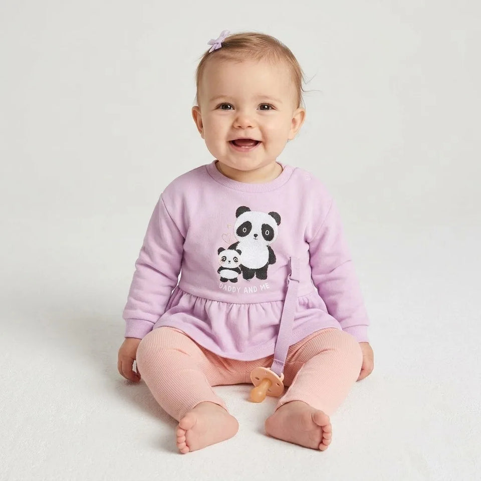 Sinsay Baby Girl’s Multicolor Printed Jersey Set