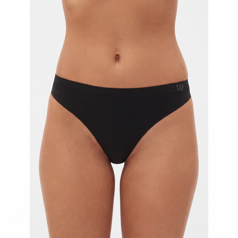 Gap Women's Black Seamless ThongBriefs