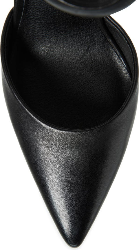 Steve Madden Women's Black Leather Ele Heels |Steve Madden In Lebanon
