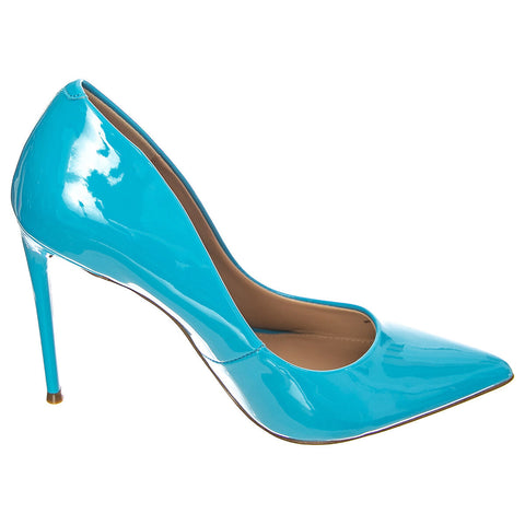 Steve Madden Women's Teal Patent Daisie Heels | Steve Madden In Lebanon