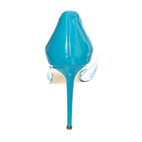 Steve Madden Women's Teal Patent Daisie Heels | Steve Madden In Lebanon