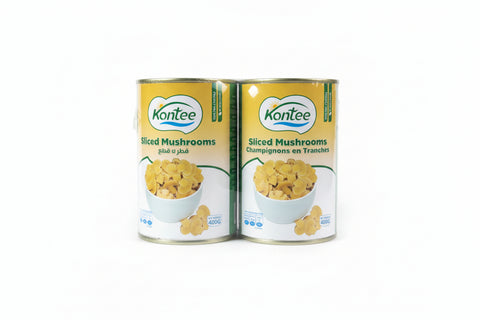 Kontee Sliced Mushrooms 2x400g|Kontee In Lebanon