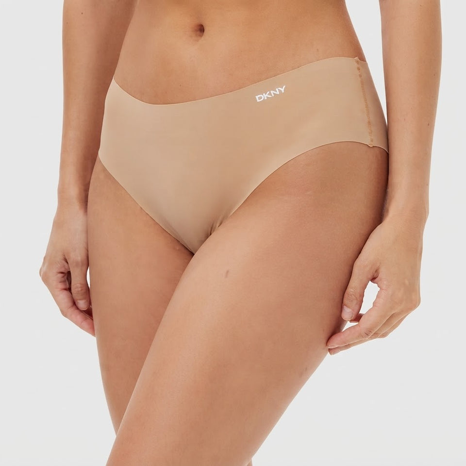 DKNY Women's Nude Seamless Hipster Briefs
