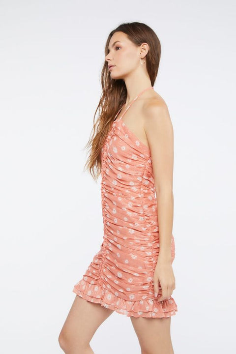 Forever 21 Women's Tigerlily Floral Print Halter Mini Dress  |Forever 21 In Lebanon