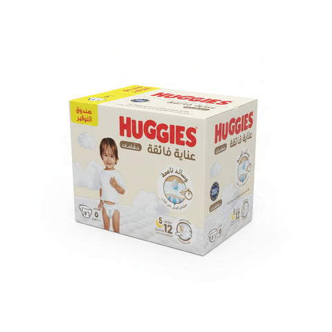 Huggies Extra Care 76 Diapers Size-5 12-22KG | Huggies In Lebanon