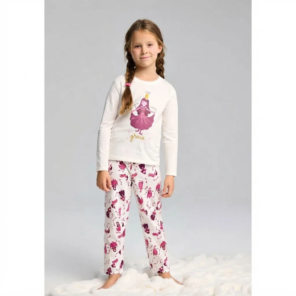 Sinsay Girl's Multicolor Printed Long-Sleeves Pack Of 2 pack Pajama Sets