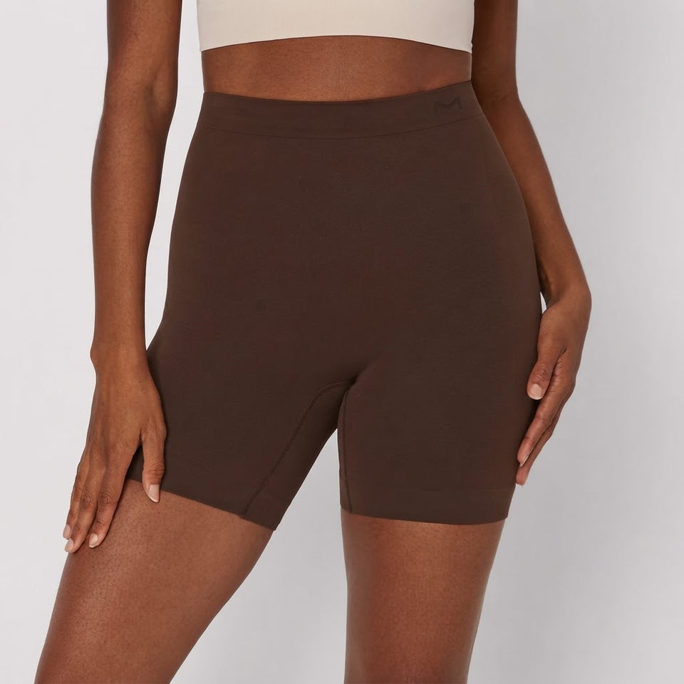 MaidenformWomen's Brown Seamless Mid-Waist Shapewear