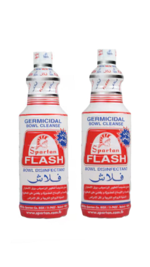 Spartan Flash Bowl Disinfectant White 1L  x2 -15% OFFER | Spartan In Lebanon