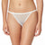 DKNY Women's White Monogram Mesh Thong Briefs