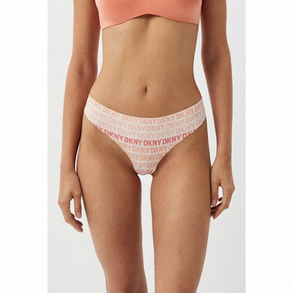 DKNY Women's Multicolor All Over Logo Print Briefs