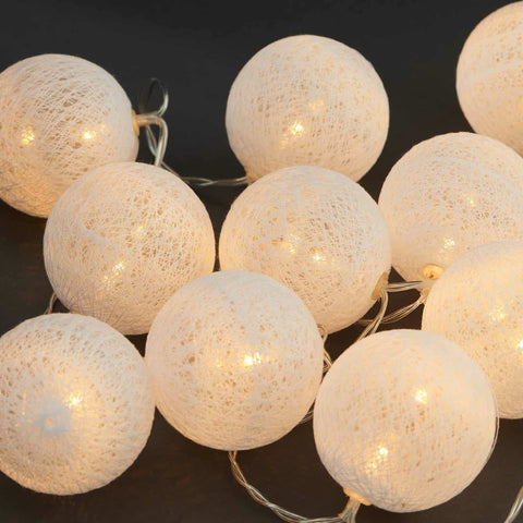 Butlers Les Belles Set of 10 Cotton Ball Fairy Lights | Butlers In Lebanon