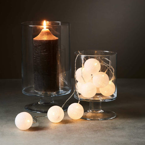 Butlers Les Belles Set of 10 Cotton Ball Fairy Lights | Butlers In Lebanon