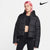 Nike Women's Black Therma-Fit Petite Hooded Puffer Jacket