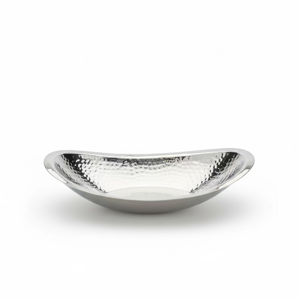 Lucky Tiger Hammered Metal Seving Bowl (34772818FHH)