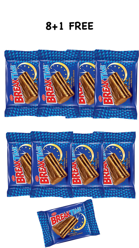 Tiffany Break Time Wafer Sandwich 43GR Special Offer 8+1 FREE | Tiffany In Lebanon