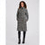 Karl Lagerfeld Paris Women's Black & Off White Houndstooth Double-Breasted Coat
