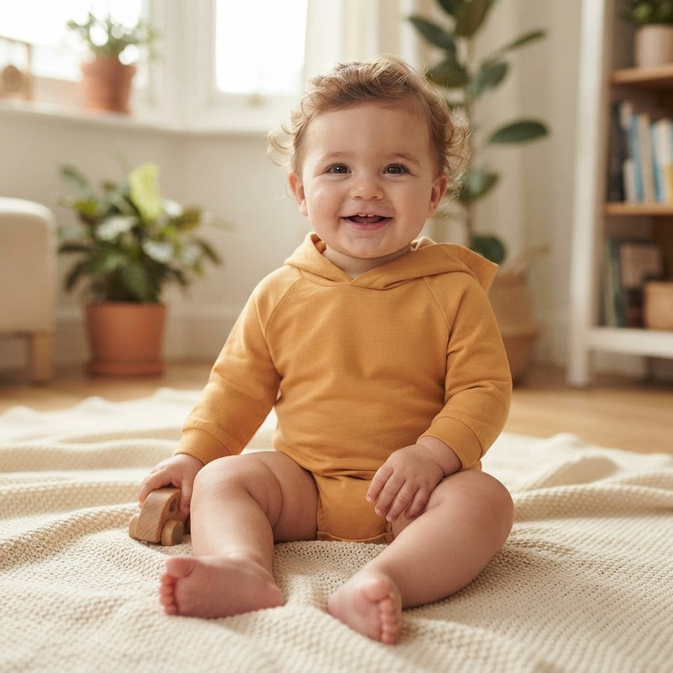 Sinsay Boy's Orange Hooded Bodysuits