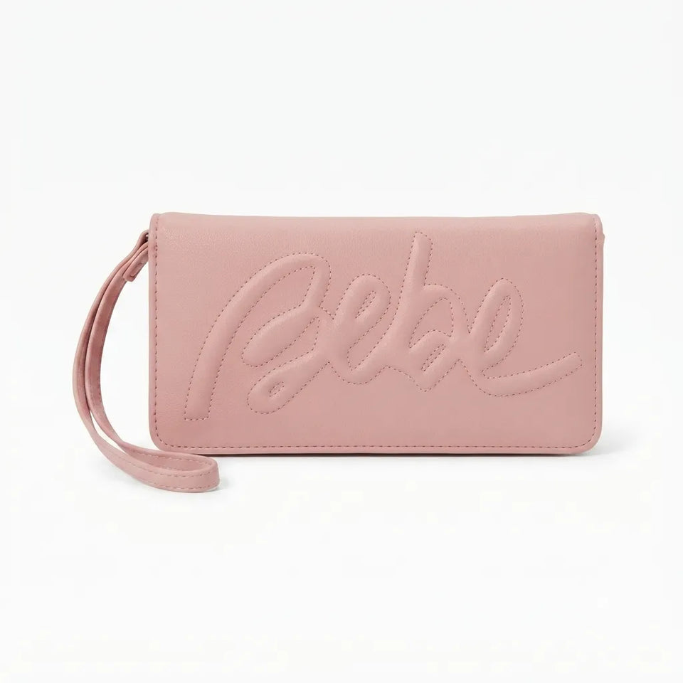 Bebe Women's Blush Louisa Trifold Wallet
