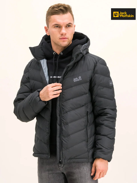 Jack Wolfskin Men's Black Puffer Jacket | Jack Wolfskin in Lebanon