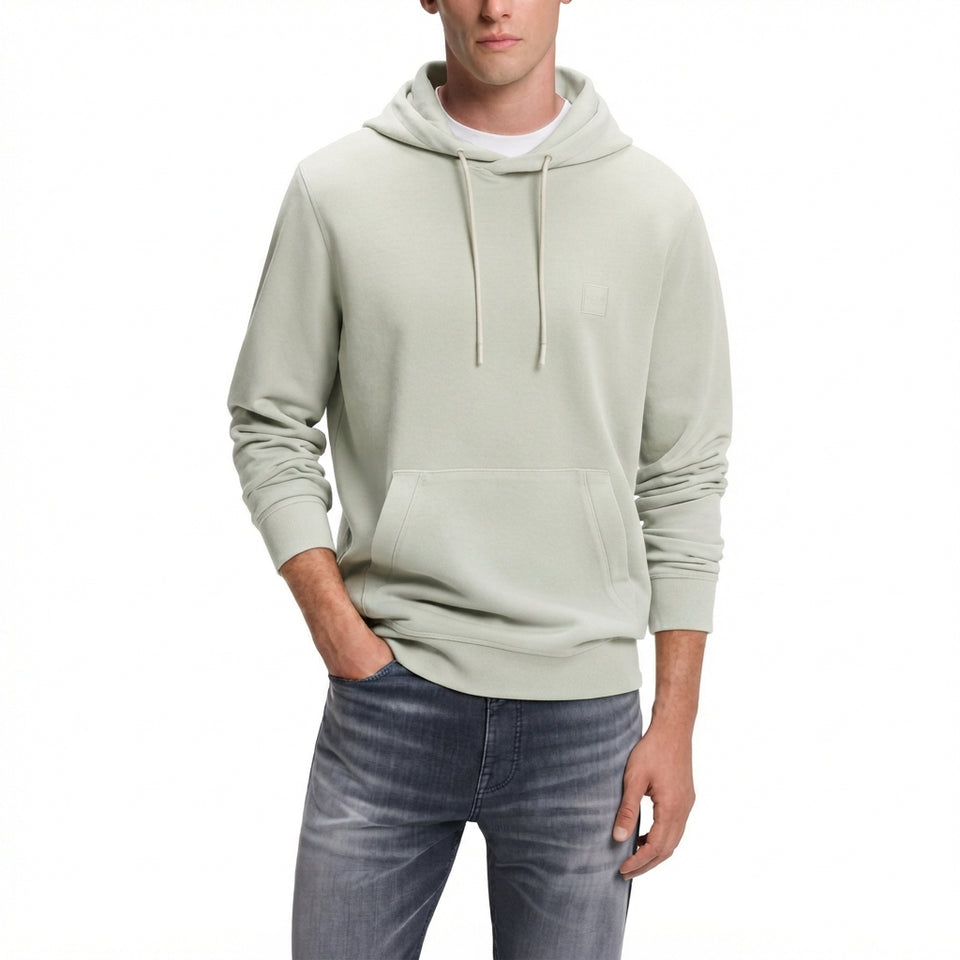 Boss Men's Pale Green Casual Hoodie