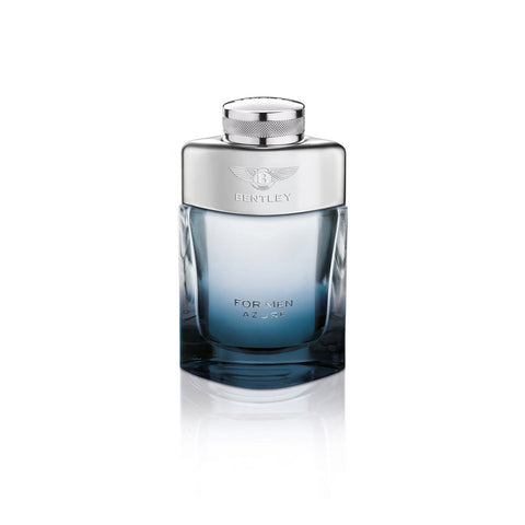 Bentley for Men Azure perfume bottle on a white background