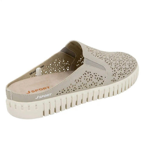 JSport Women’s Floral Slip on Mule Shoe, Taupe Slipper | JSport In Lebanon
