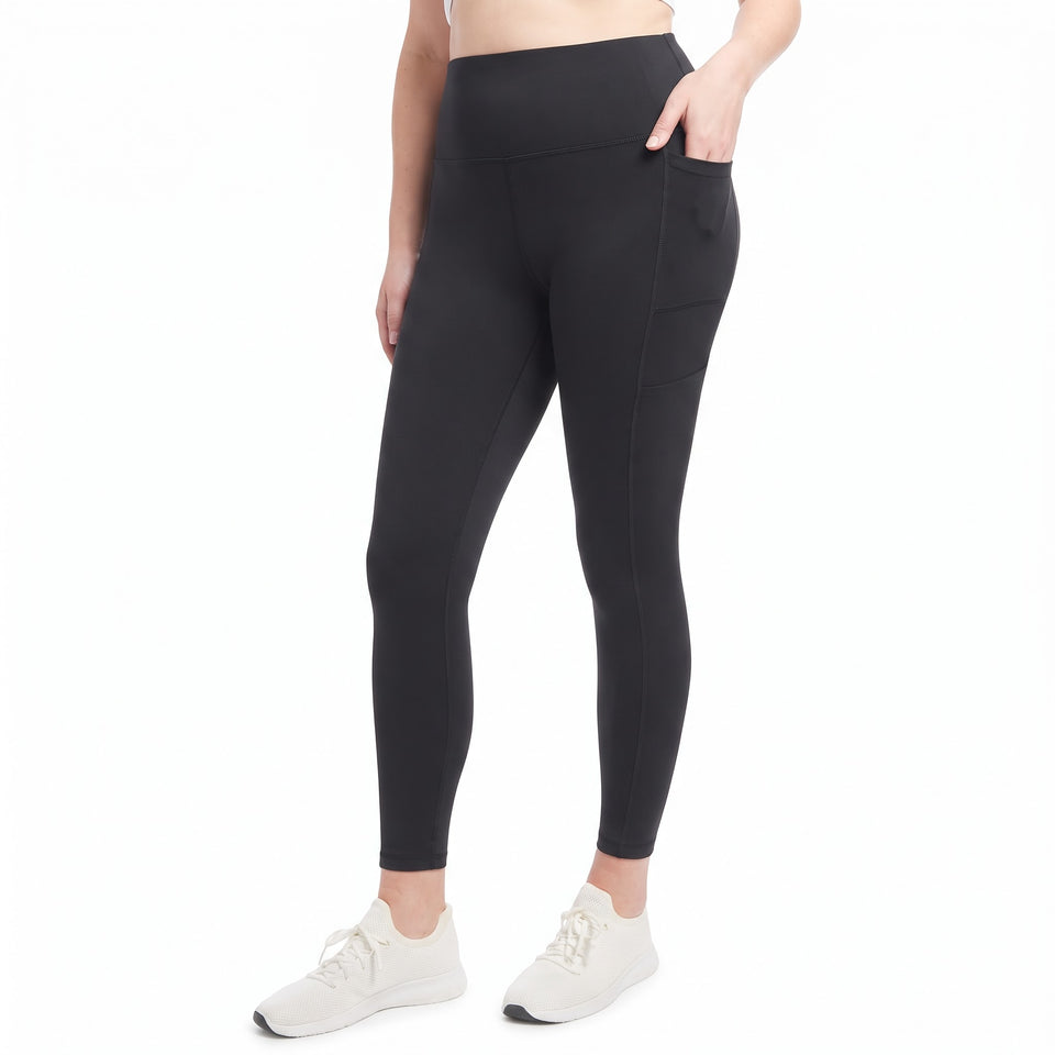 Danskin Women's Black High Waist Lightweight Leggings