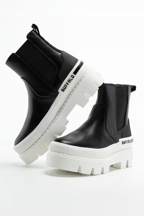 Buffalo Women's Black Raven Chelsea Ankle Boots | Buffalo In Lebanon