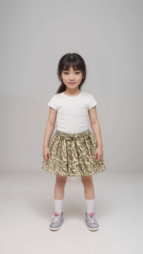 POMPdeLUX Girl's Mushroom/Lilac Karolina Skirt  |POMPdeLUX in Lebanon