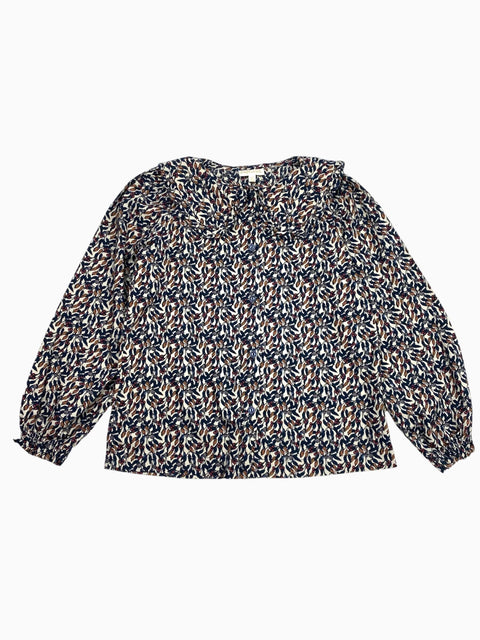 POMPdeLUX Girl's Multicolor  Long Sleeve Blouse | POMPdeLUX in Lebanon