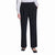 DKNY Women's Black Light Weight- Stretch Wide Leg Pants