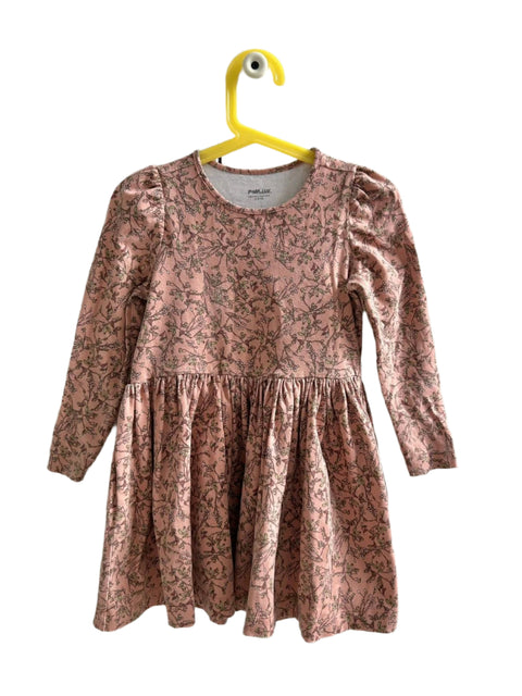 POMPdeLUX Baby Girl Multicolor Long-Sleeve Dress | POMPdeLUX in Lebanon