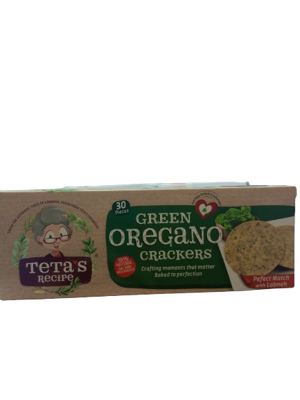 Teta Recipe Green Oregano Crackers 30 Pieces