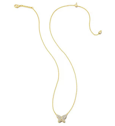 Kendra Scott Women's Gold-Tone Lillia Crystal Butterfly Necklace |Kendra Scott In Lebanon