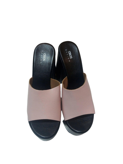 Asos Design Women's Black & Pink Heel ANS996