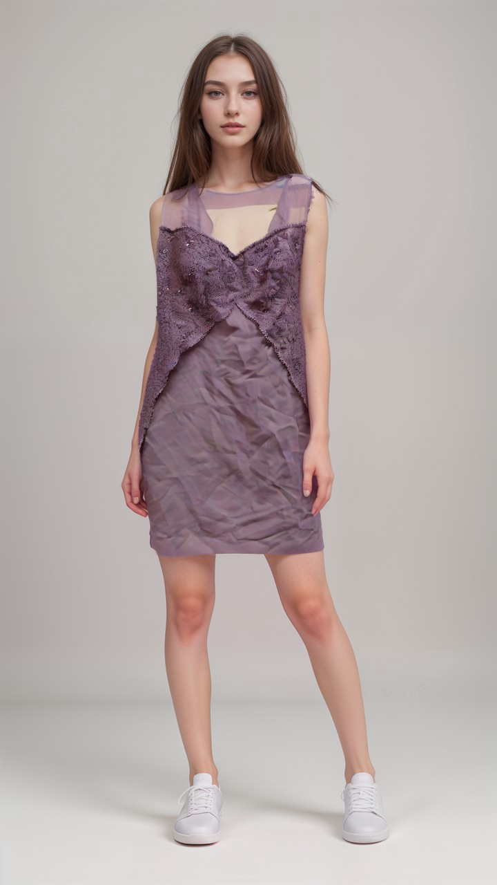Luisa Spagnoli Women's Purple Dress | Luisa In Lebanon