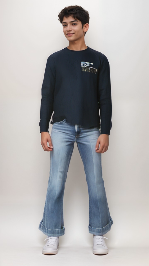 S.Oliver Boy's Navy Long-Sleeve Blouse | S.Oliver in Lebanon