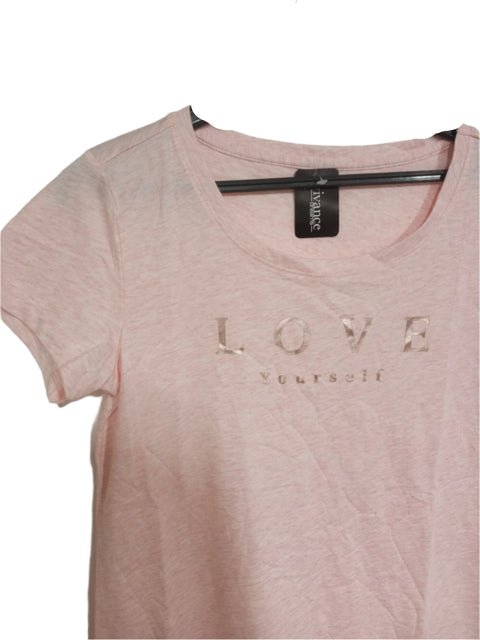 Vivance Dreams Women's Pink Short Sleeve Sleep Dress | Vivance Dreams in Lebanon