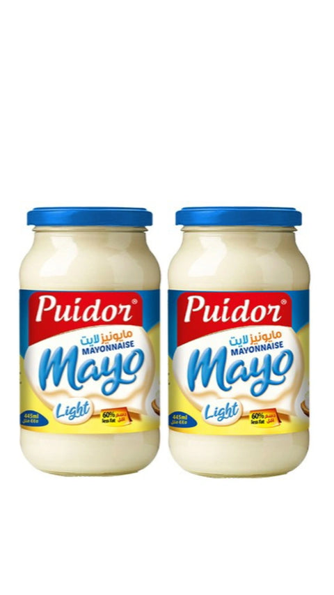 Puidor Mayonnaise Light 445ml X2 | Puidor In Lebanon