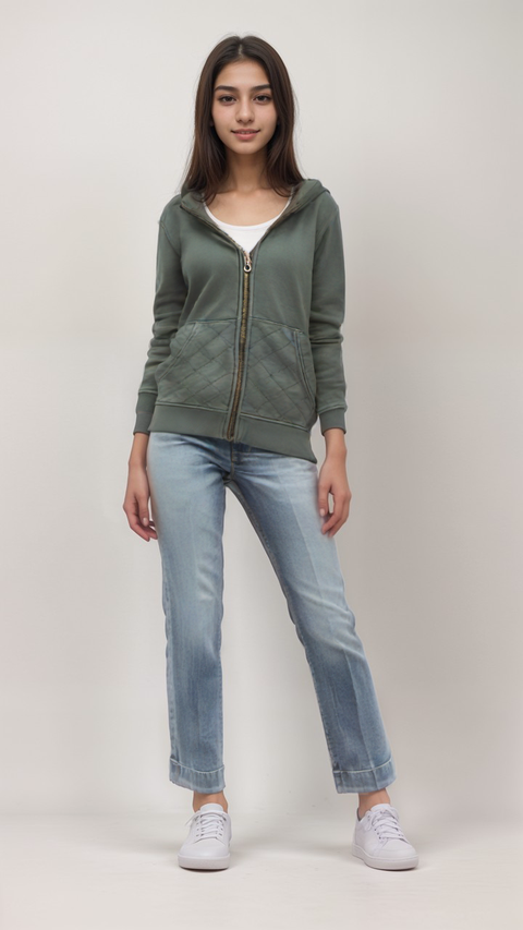 POMPdeLUX Girl's Green Jacket | POMPdeLUX in Lebanon