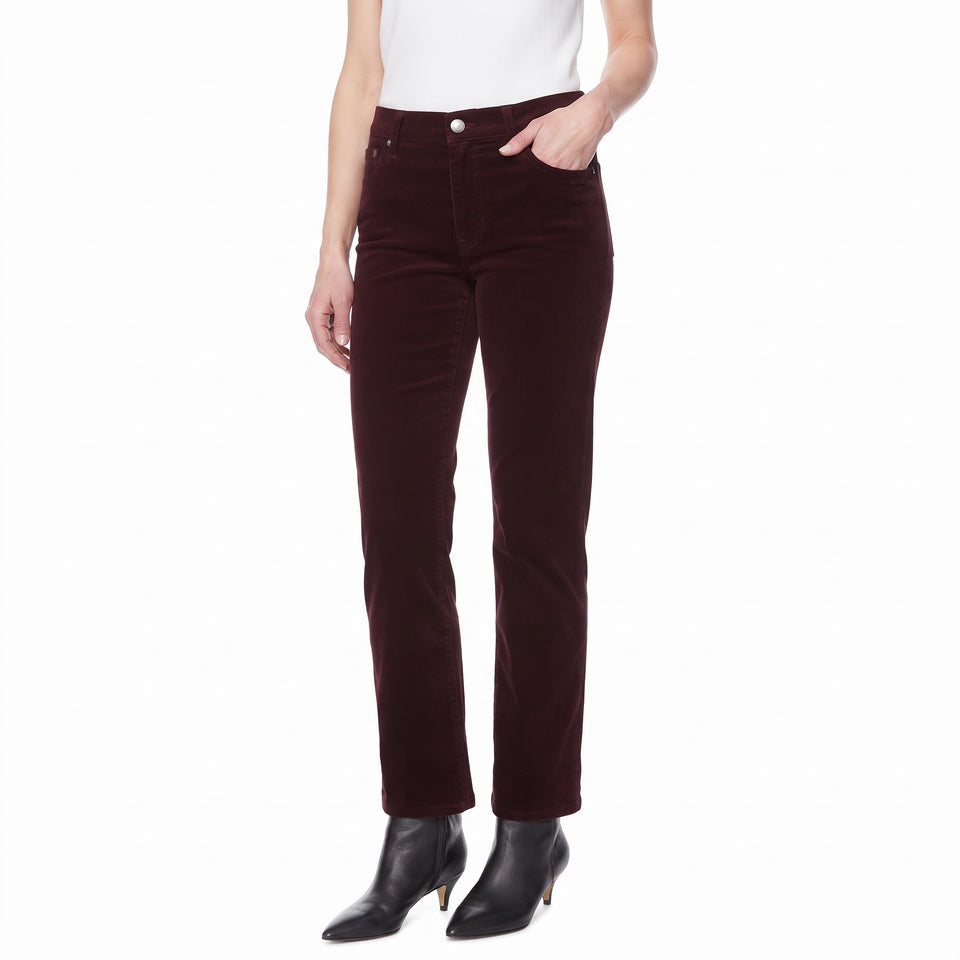 BuffaloWomen's Plum Stretch Straight Leg Corduroy Pants