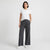 Max & Mia Women's Dark Grey Casual Wide-Leg Sweatpants