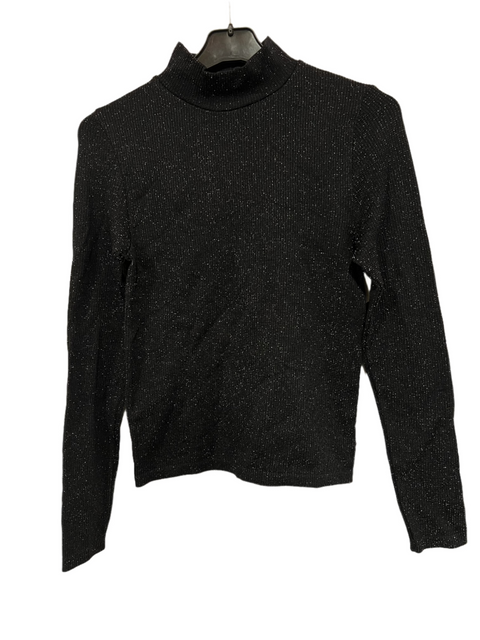 Planet Heart Women's Black Sparkle Long-Sleeve Blouse | Planet Heart in Lebanon