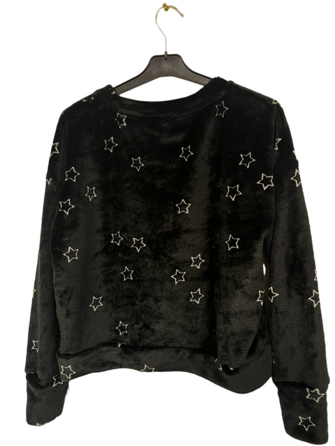 Hippie Rose Women's Black Crewneck Star-Printed Sweatshirt  |Hippie Rose in Lebanon