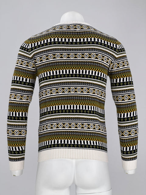 Redefined Rebel Men's Multicolor Crew Neck Knit Sweater | Redefined Rebel In Lebanon